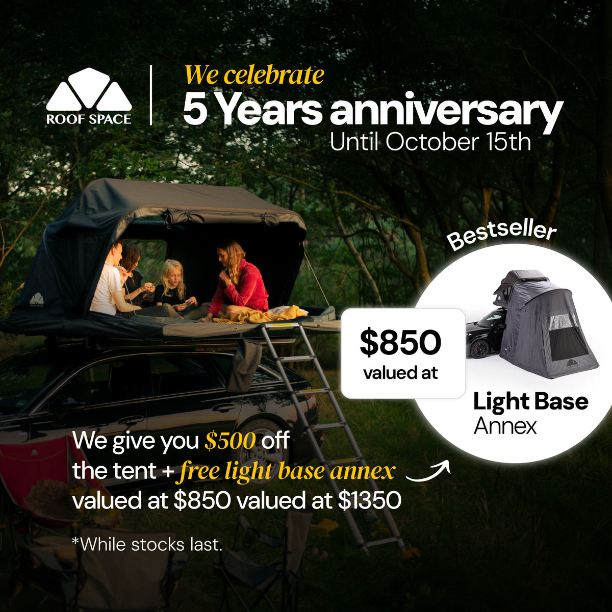 Roof Space 2 Anniversary Bundle RS2 + Light Base Annex